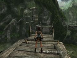 Tomb Raider Anniversary Screenshot Lost Valley Broken bridge