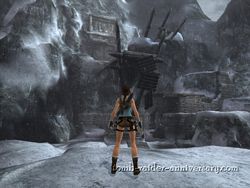 Tomb Raider Anniversary Screenshot Mountain Caves entrance caves